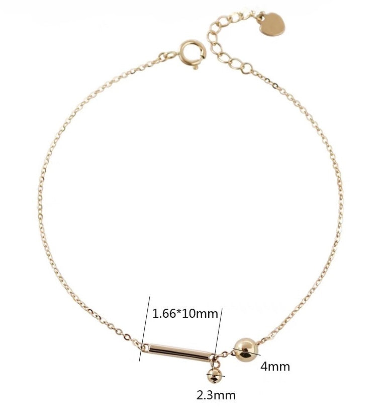 Bar & Dome Bracelet
