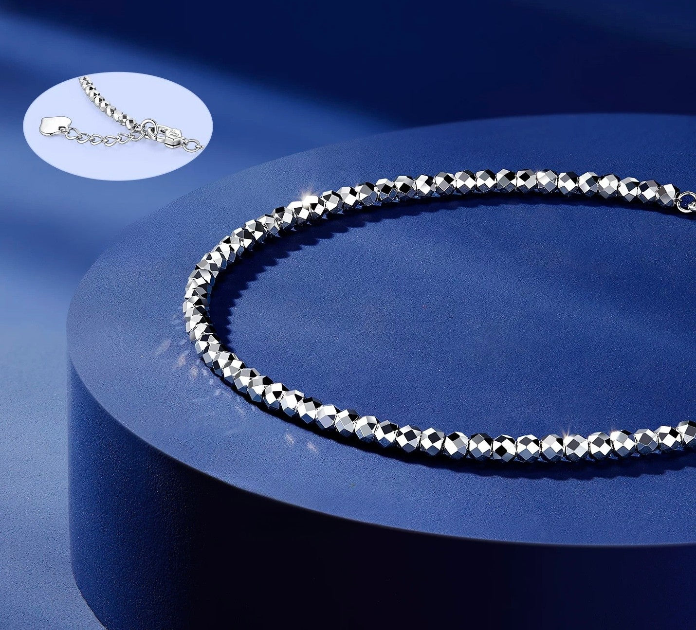 Disco Ball Bead Bangle Bracelet