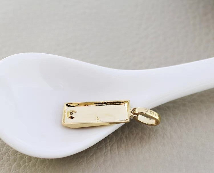 Bezel Padel Charm Pendant