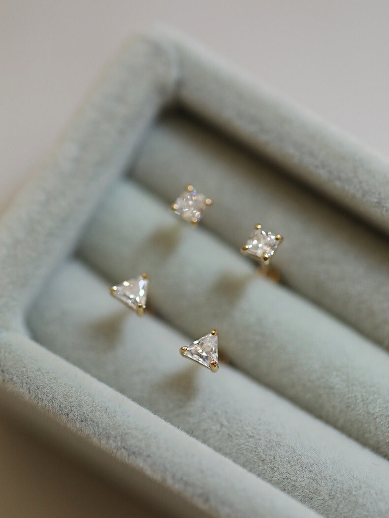 Bold Trigonometry Stud Earrings