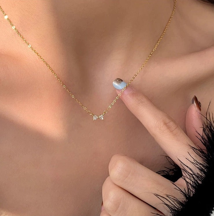 Mini Bow Tie Necklace