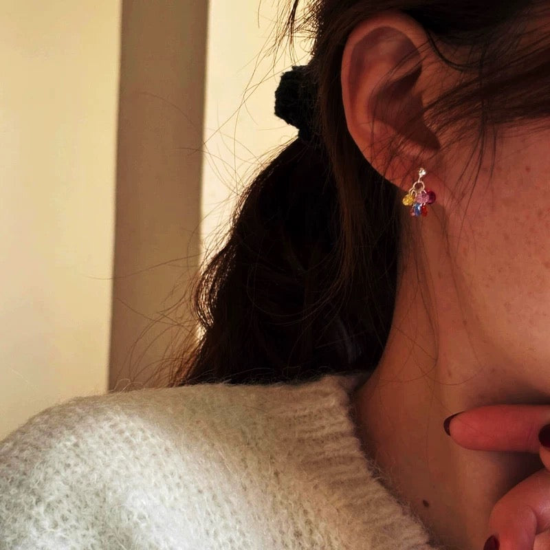 Color Balloons Stud Earrings
