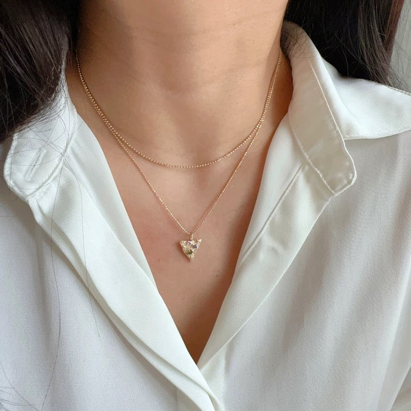 Pallet Spade Charm Pendant