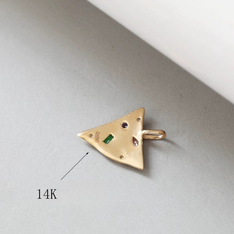 Pallet Spade Charm Pendant