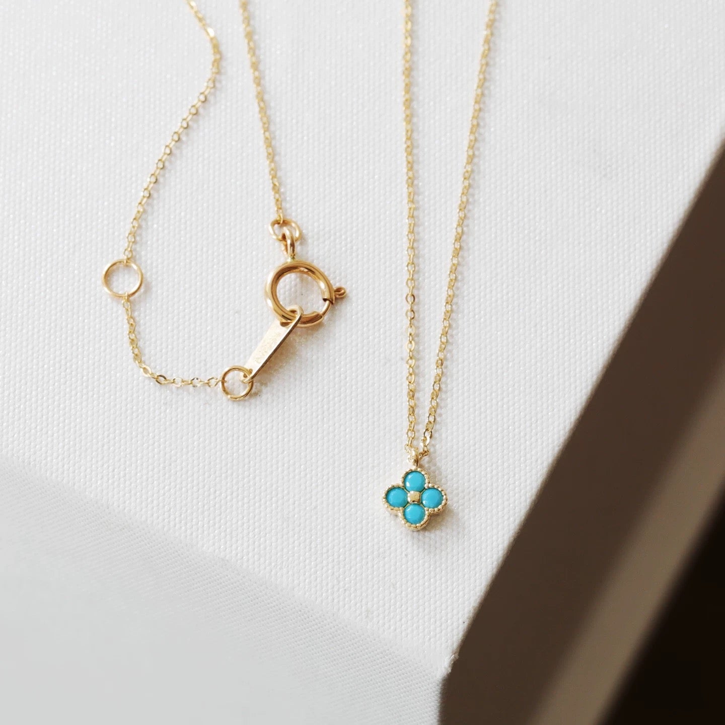 Mini Clover Charm Necklace