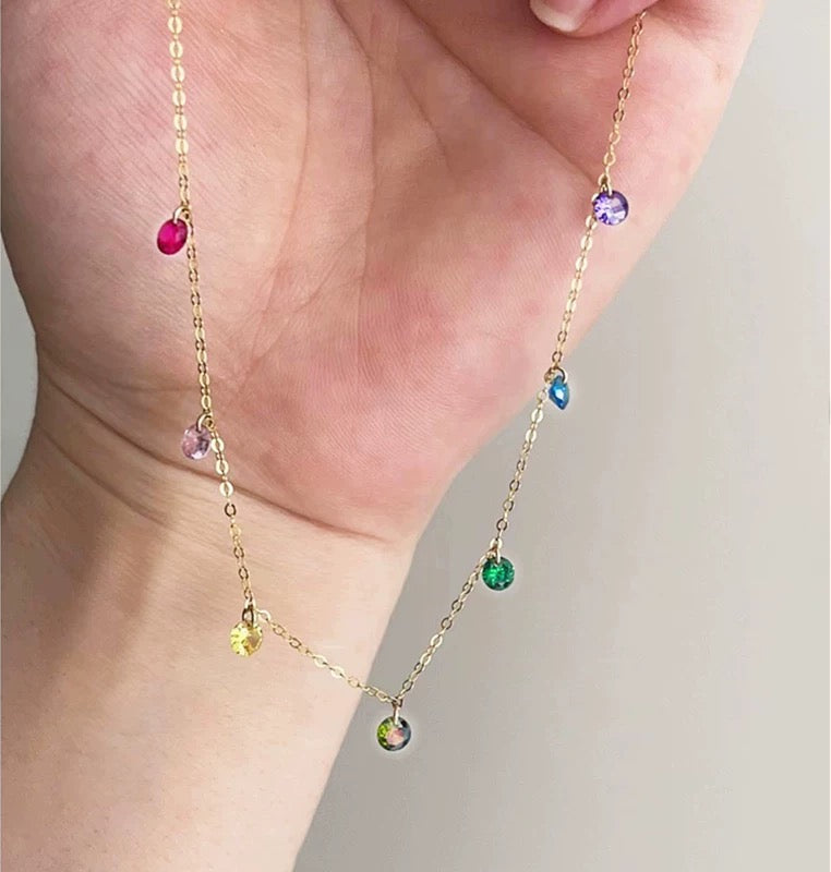 Emotions Hanging Stone Necklace