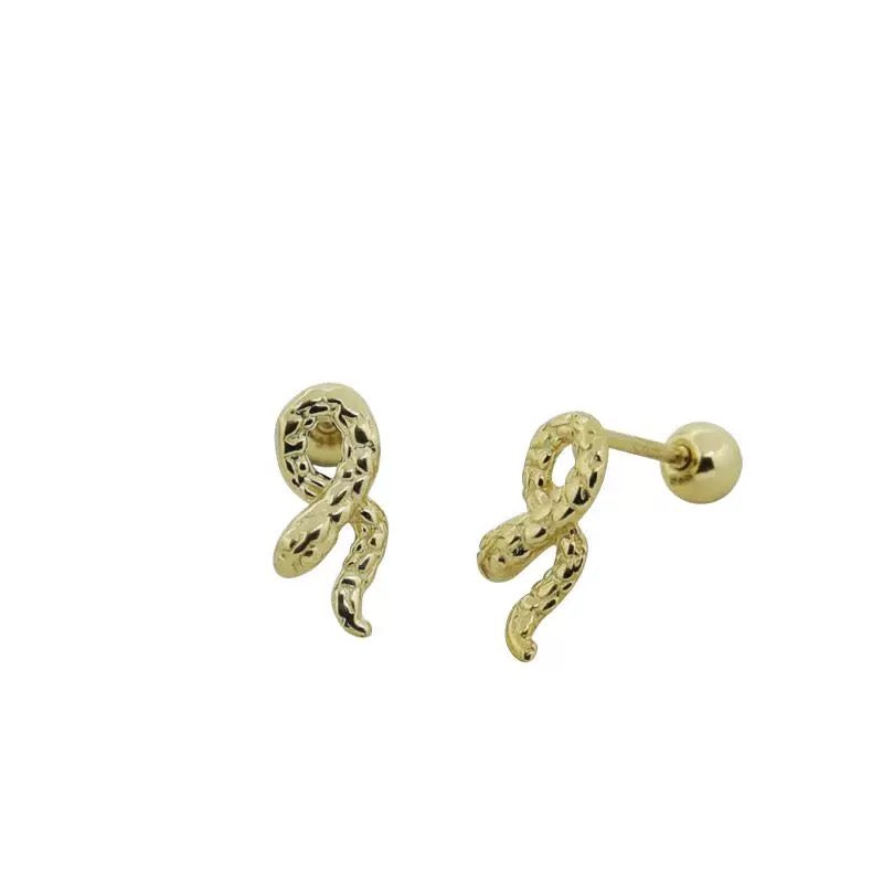Snake Wrap Stud Earrings