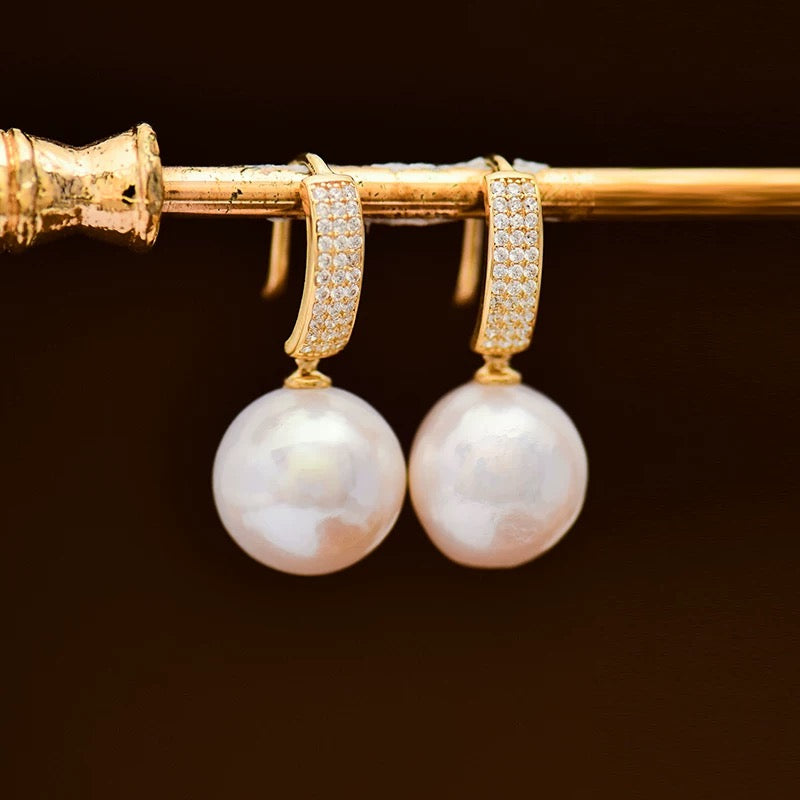 Bertram Pearl Drop Hook Earrings