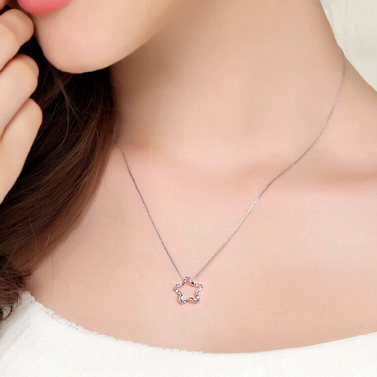 Origami Star Charm Necklace