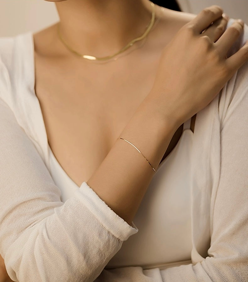 Fine Snake Chain Bracelet