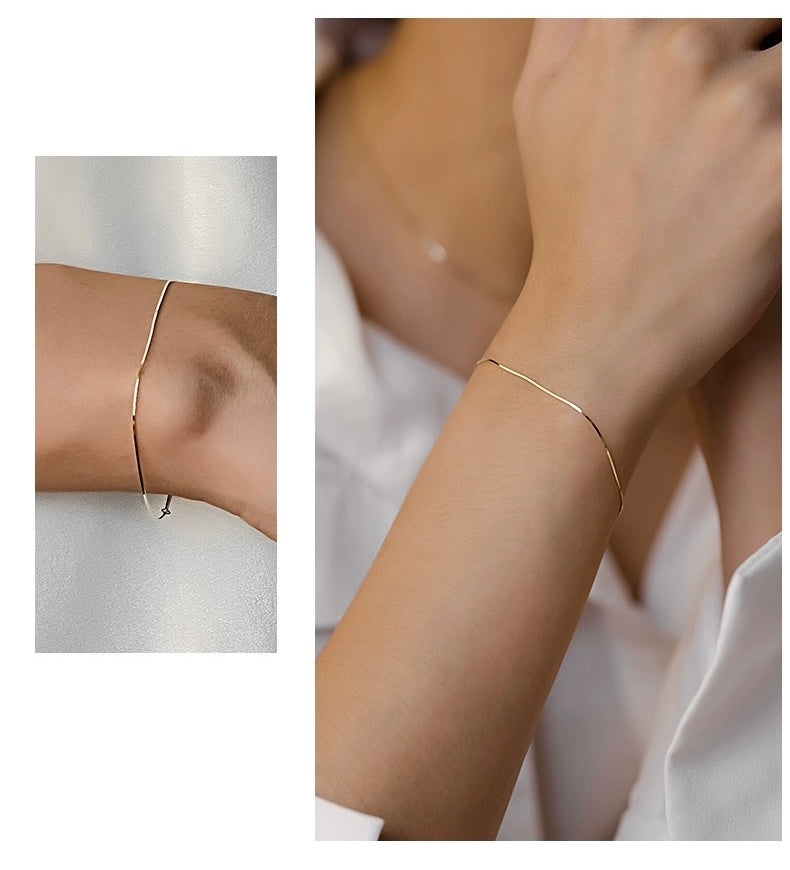 Fine Snake Chain Bracelet