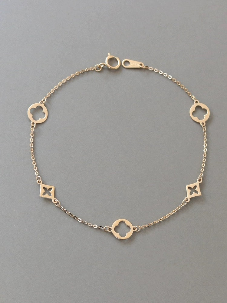 Kite Petal Chain Bracelet