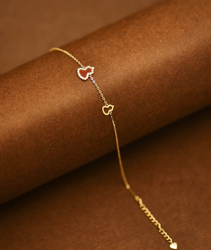 Inlaid Genie Bottle Charm Bracelet