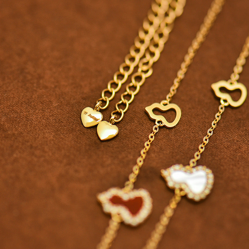 Inlaid Genie Bottle Charm Bracelet