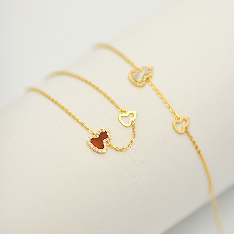 Inlaid Genie Bottle Charm Bracelet