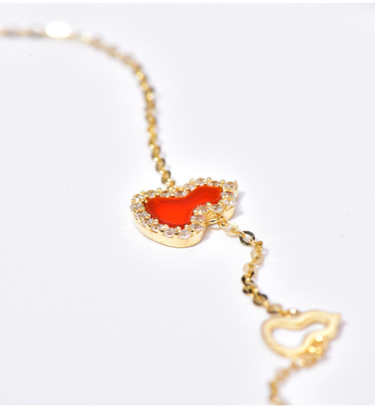 Inlaid Genie Bottle Charm Bracelet