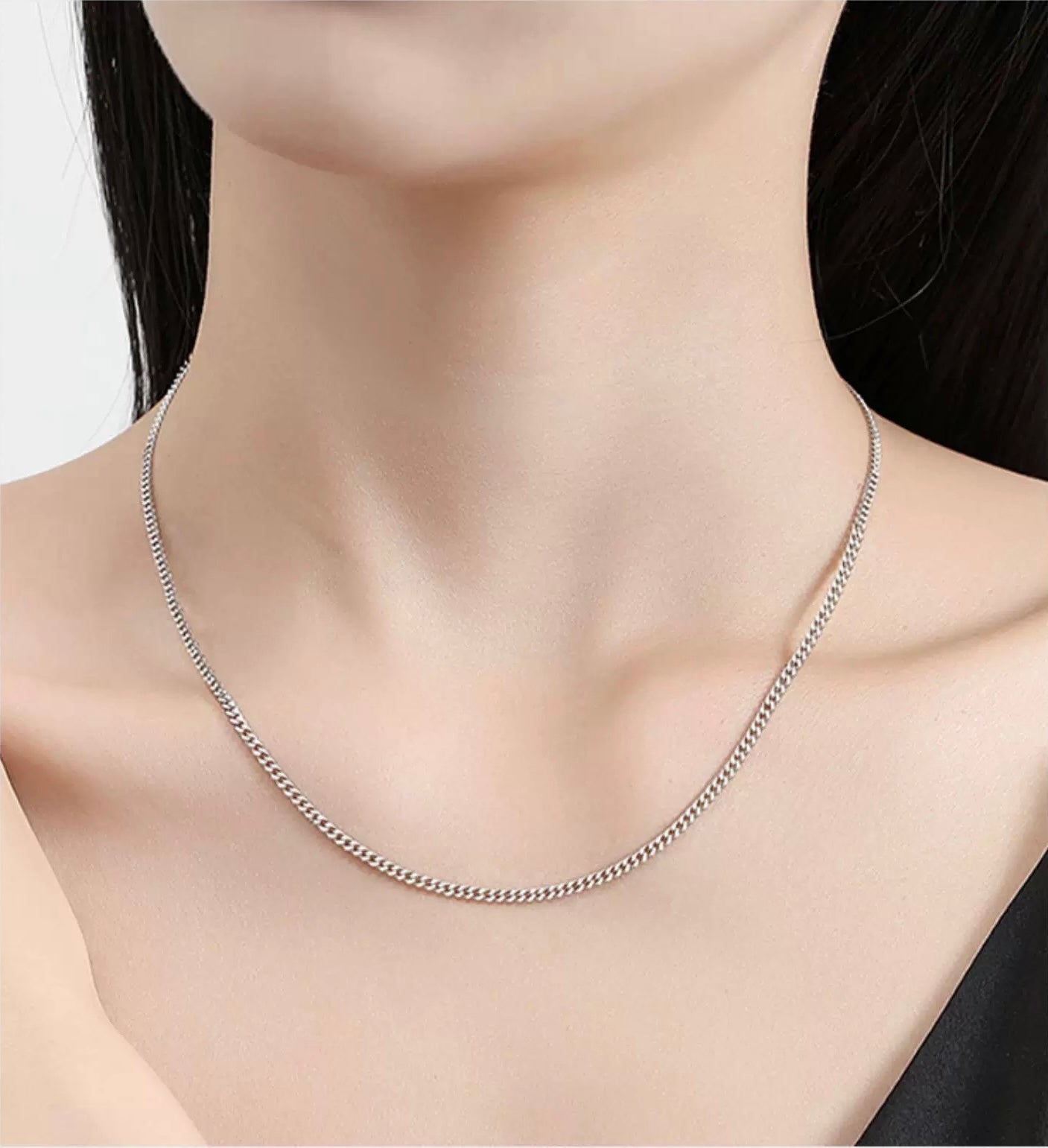 Classic Curb Chain Necklace