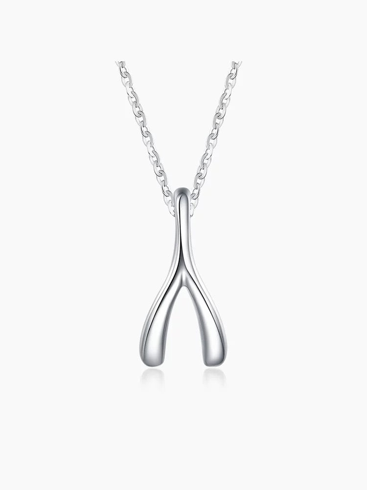 Wishbone Charm Pendant