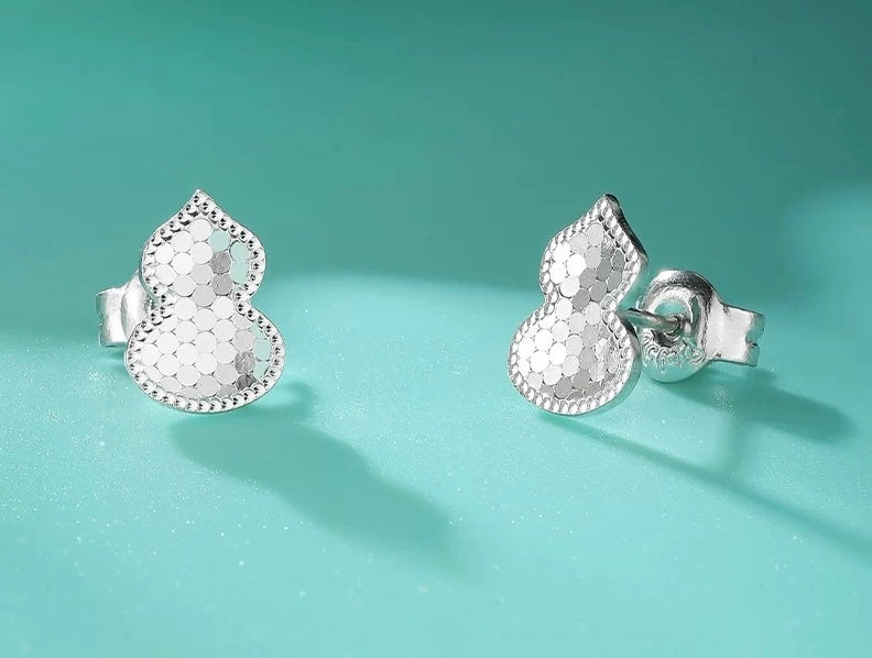 Sequin Sweetheart Stud Earrings