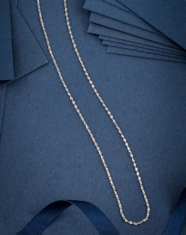 Tinsel Nugget Chain Necklace