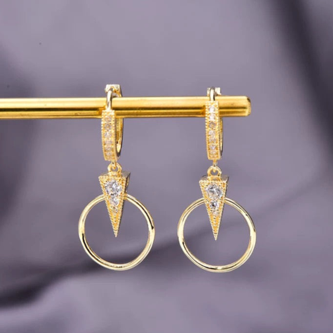 Bollywood Goddess Huggie Hoops