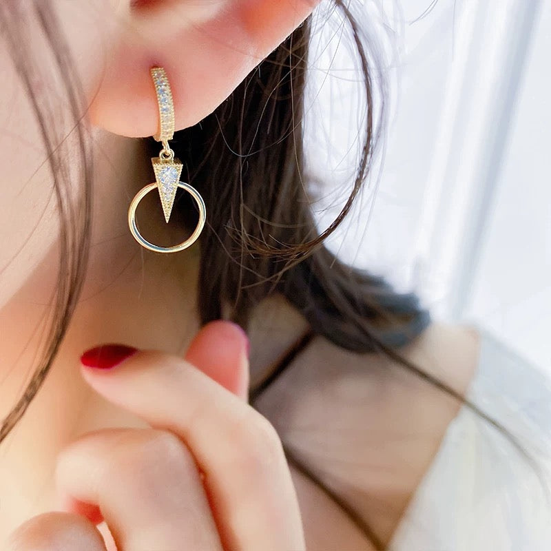 Bollywood Goddess Huggie Hoops