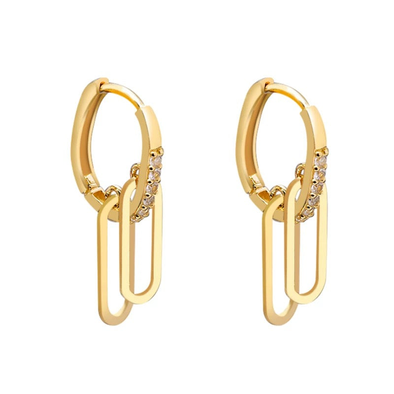 Renee Charms Hoops Earrings