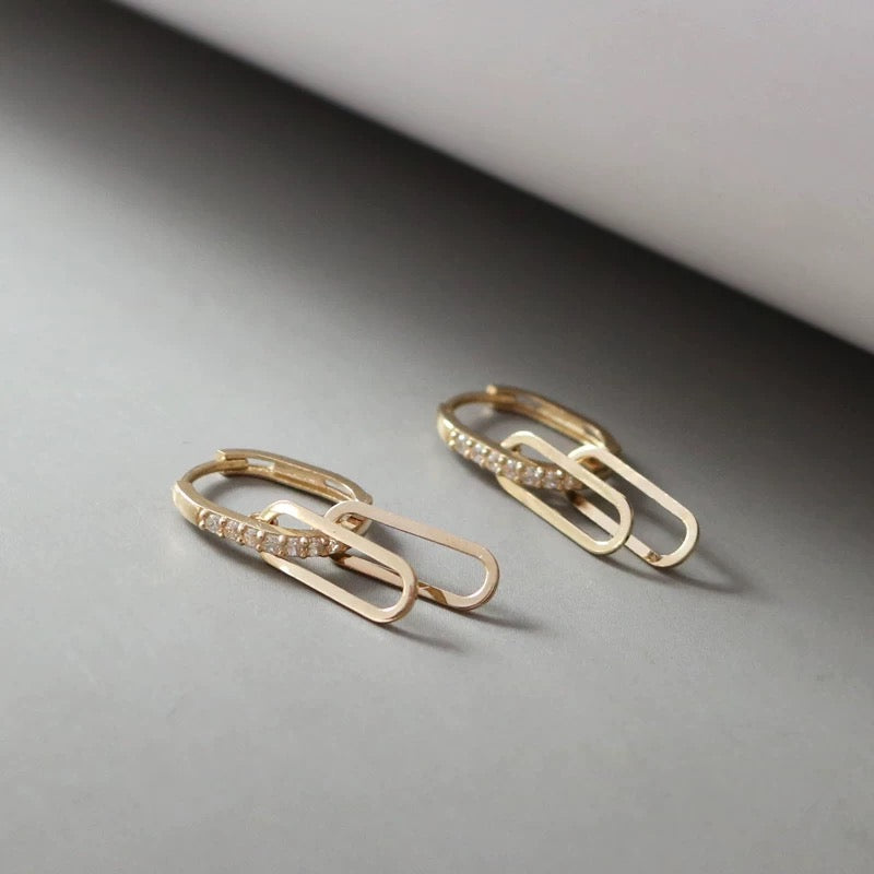 Renee Charms Hoops Earrings