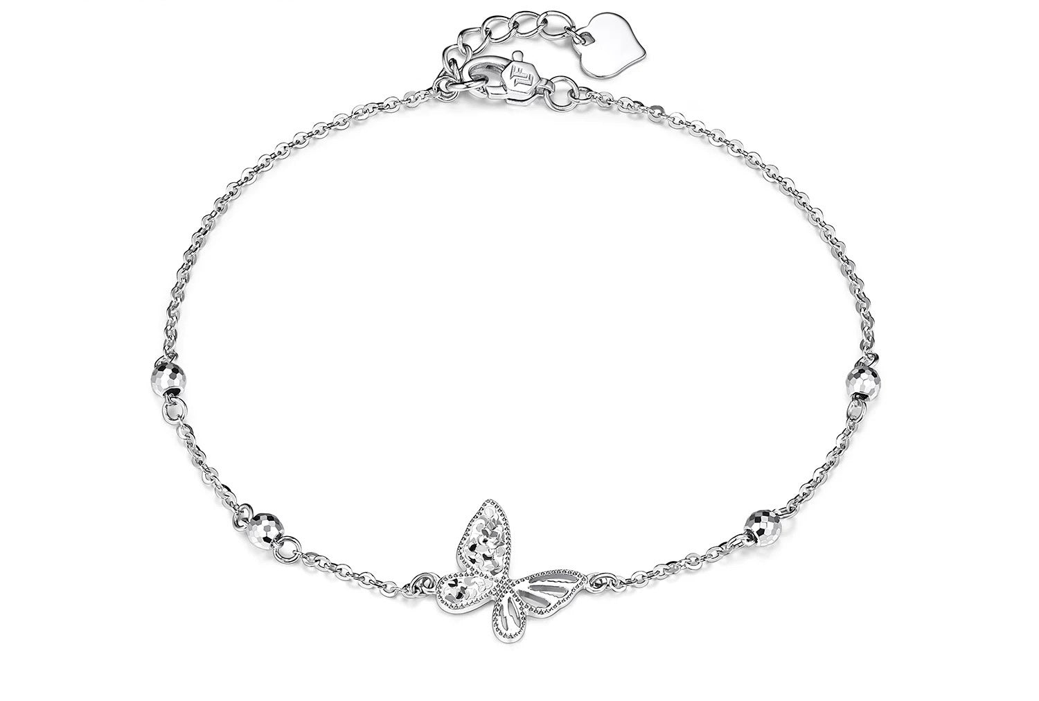 Semi Sequin Butterfly Bead Bracelet