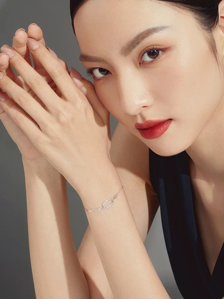 Veron Asymmetric Chain Bracelet