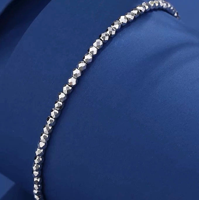 Disco Ball Bead Bangle Bracelet