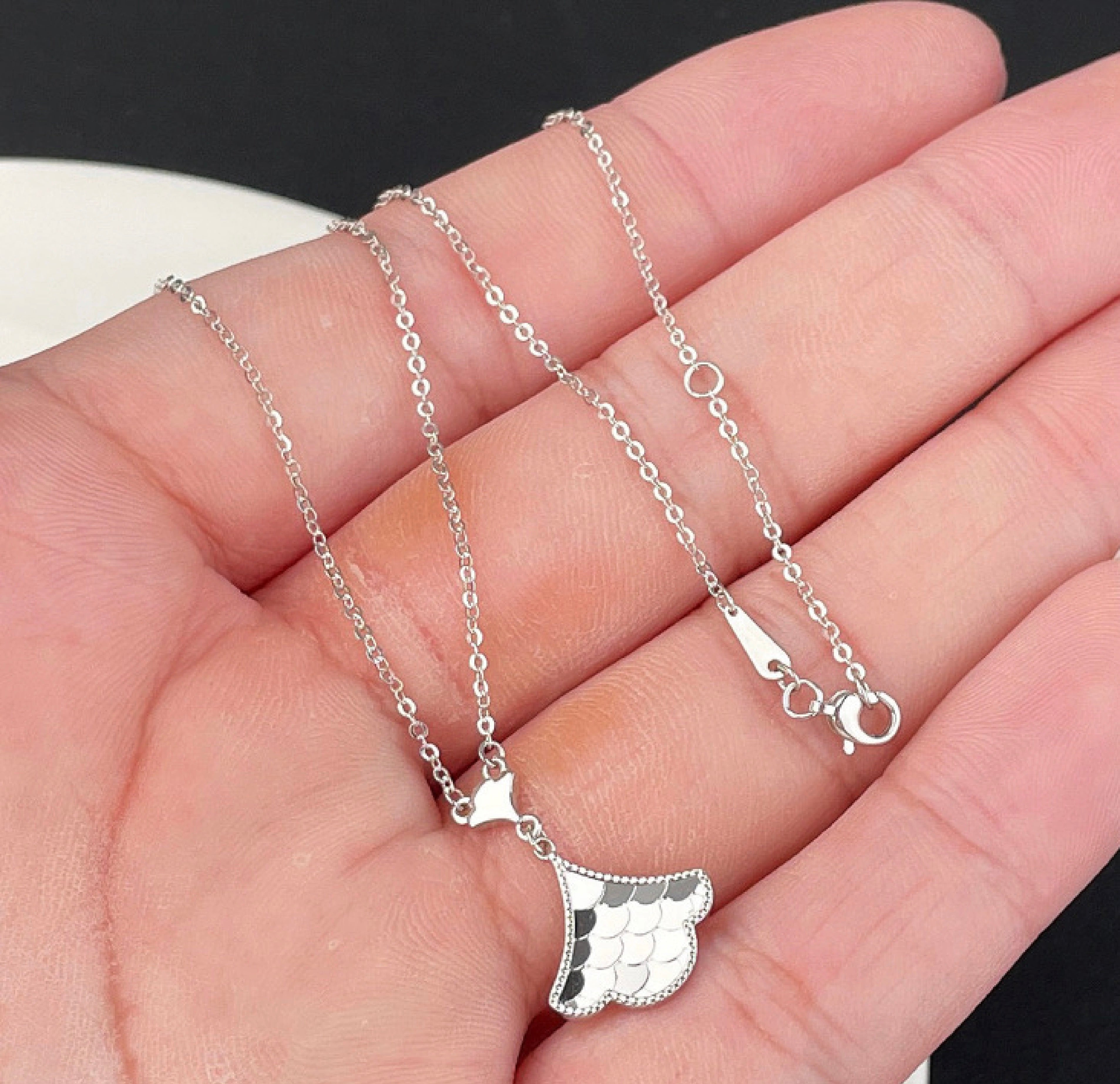 Fish Scale Skirt Necklace