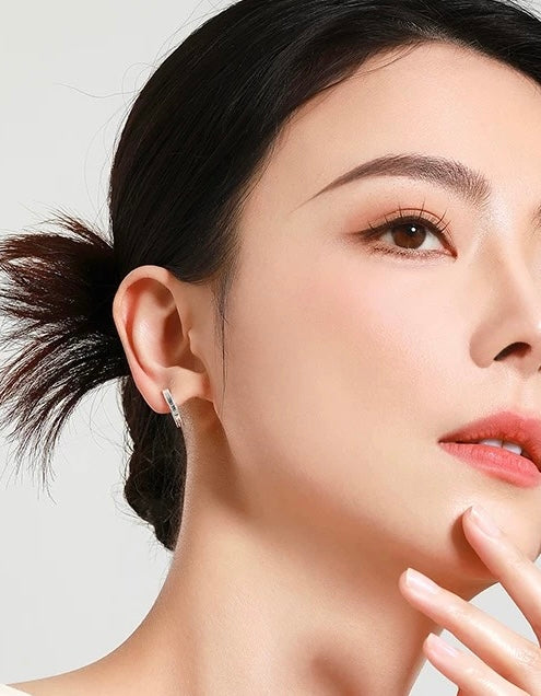 Viper Scale Hoop Earrings