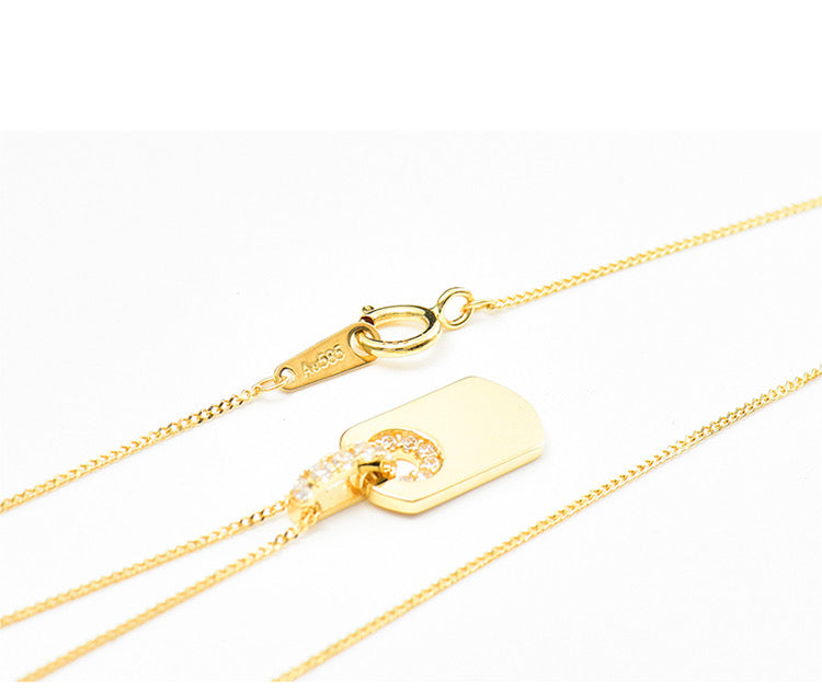 Nirvana Tag Charm Necklace