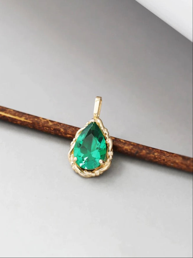 Freya Green Vine Charm Pendant