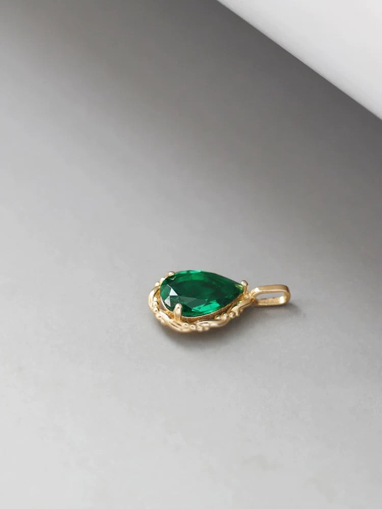 Freya Green Vine Charm Pendant