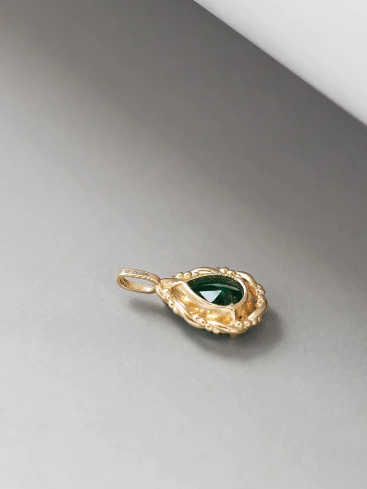 Freya Green Vine Charm Pendant