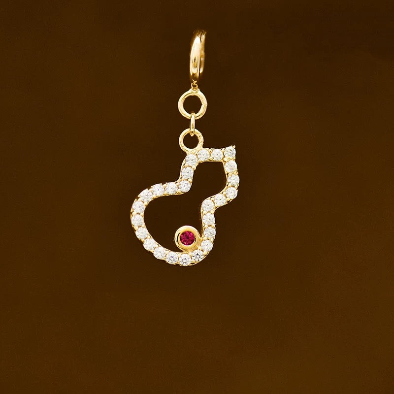 Detachable Genie Bottle Charm Pendant