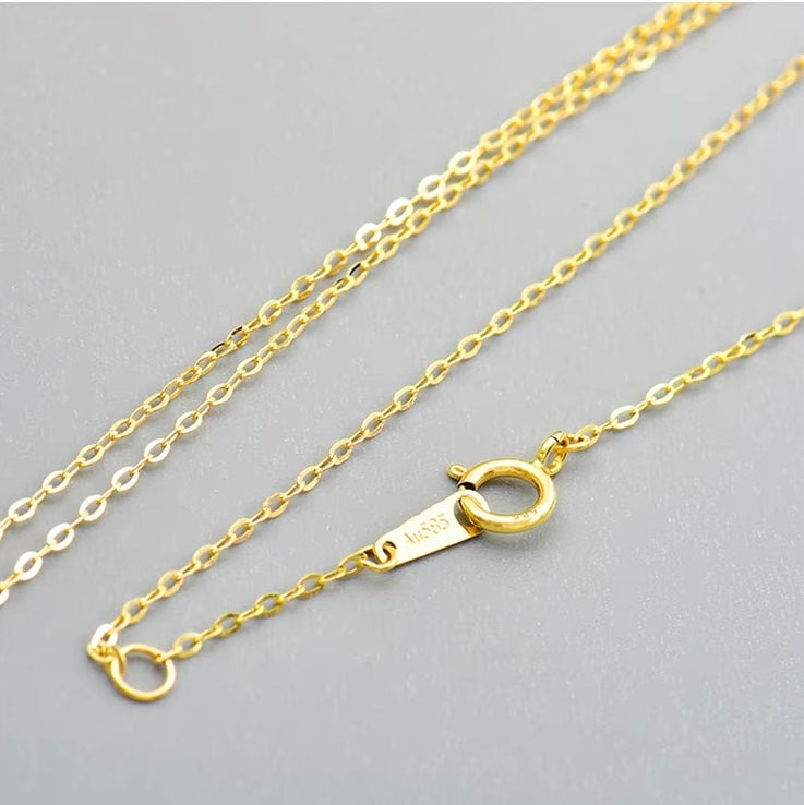 H Briefcase Charm Necklace