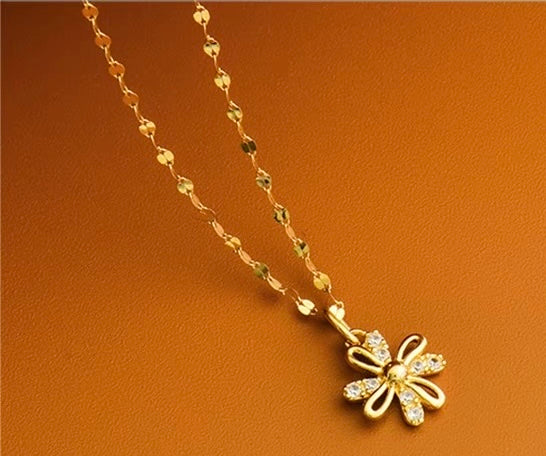 Boutique Bow Charm Necklace