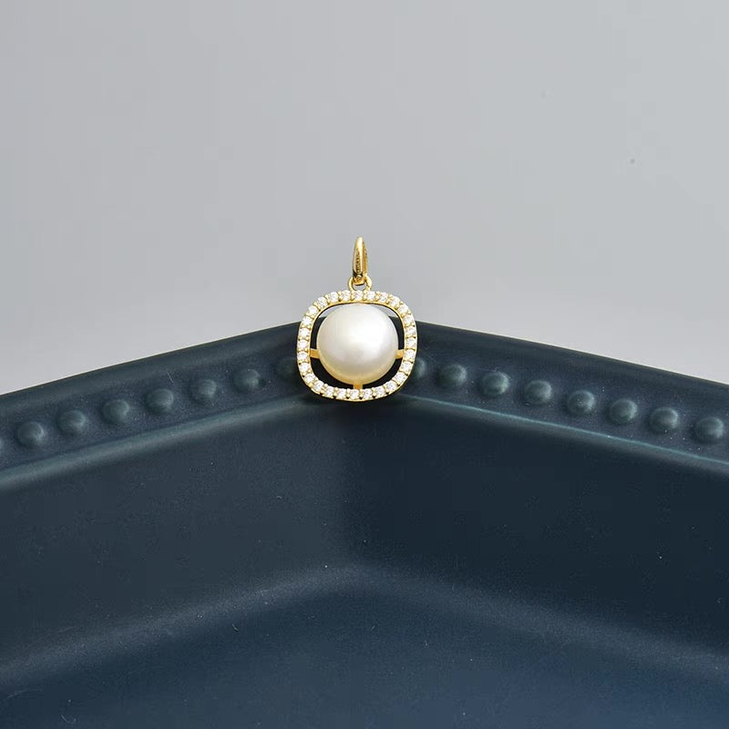 Orbital Pearl Charm Pendant