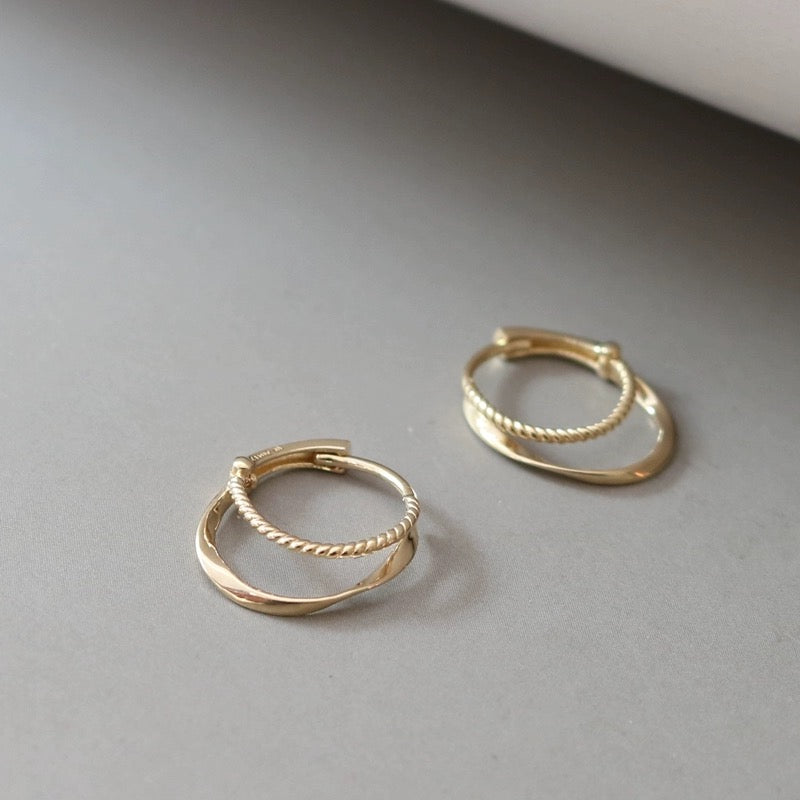 Angelina Huggie Hoops