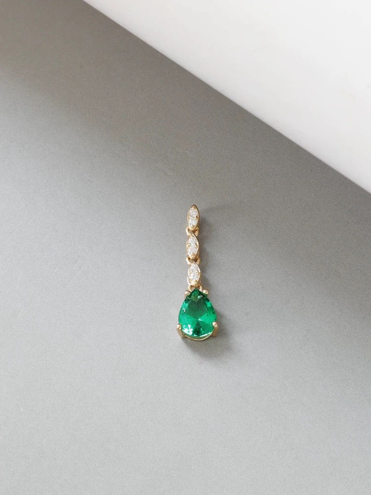 Ivy Green Goddess Charm Necklace