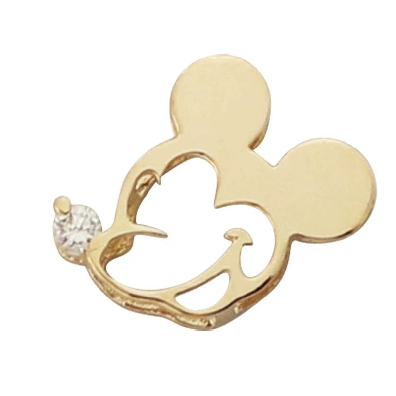 Mickey Mouse Head Charm Necklace