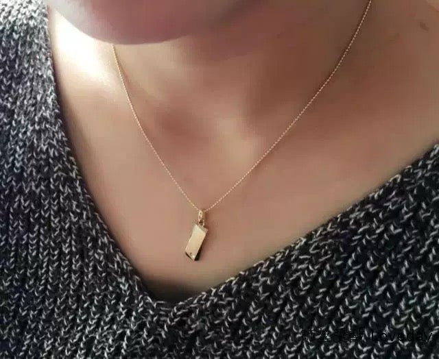 Bezel Padel Charm Pendant