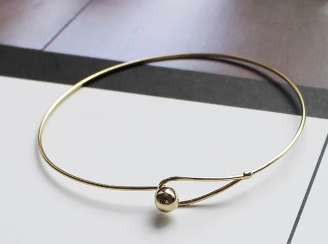 Dome Eye Connect Bangle Bracelet