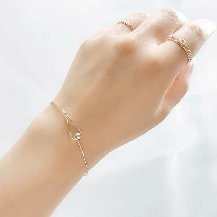 Dome Eye Connect Bangle Bracelet