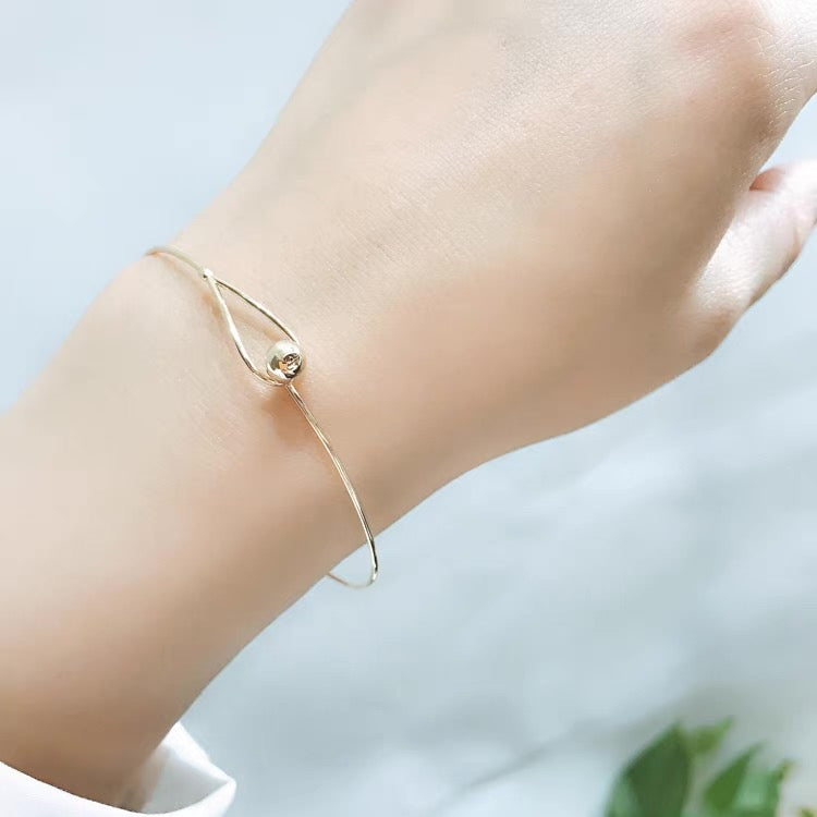 Dome Eye Connect Bangle Bracelet