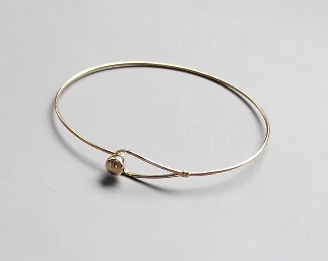 Dome Eye Connect Bangle Bracelet