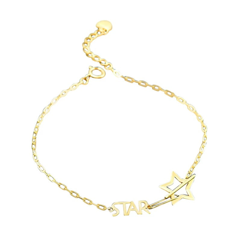 'Star' Motif Bar Bracelet